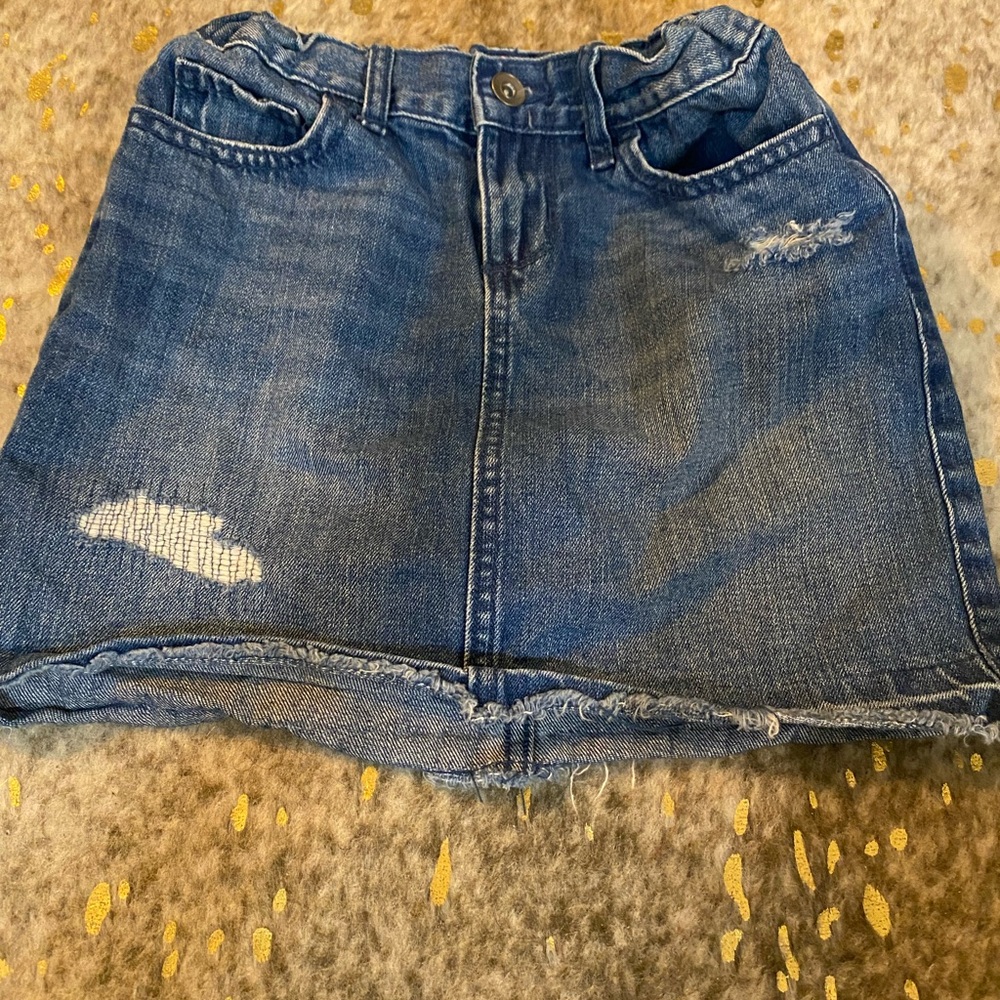 The Children's Place Blue A-Line Mini Skirt Casual
